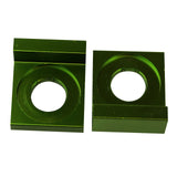 Chain Tensioner Adjuster CNC GREEN, 12mm L Block, Wheel,  Dirt Pit Bike 110cc 125cc
