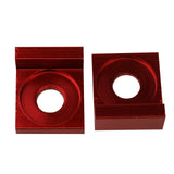 Chain Tensioner Adjuster CNC RED, 12mm L Block, Wheel,  Dirt Pit Bike 110cc 125cc