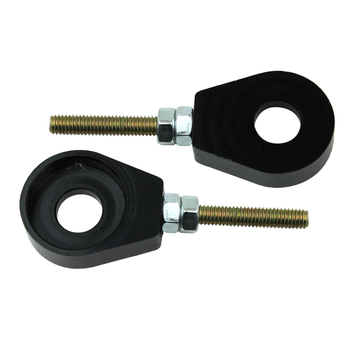 Chain adjuster CNC Aluminum Dirt Bike 12mm - BLACK