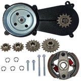 Transmission Gear Reduction Box Clutch 47cc 49cc 2-stroke Pocket Mini Bike T8F 11T 13T 14T 17T 20T