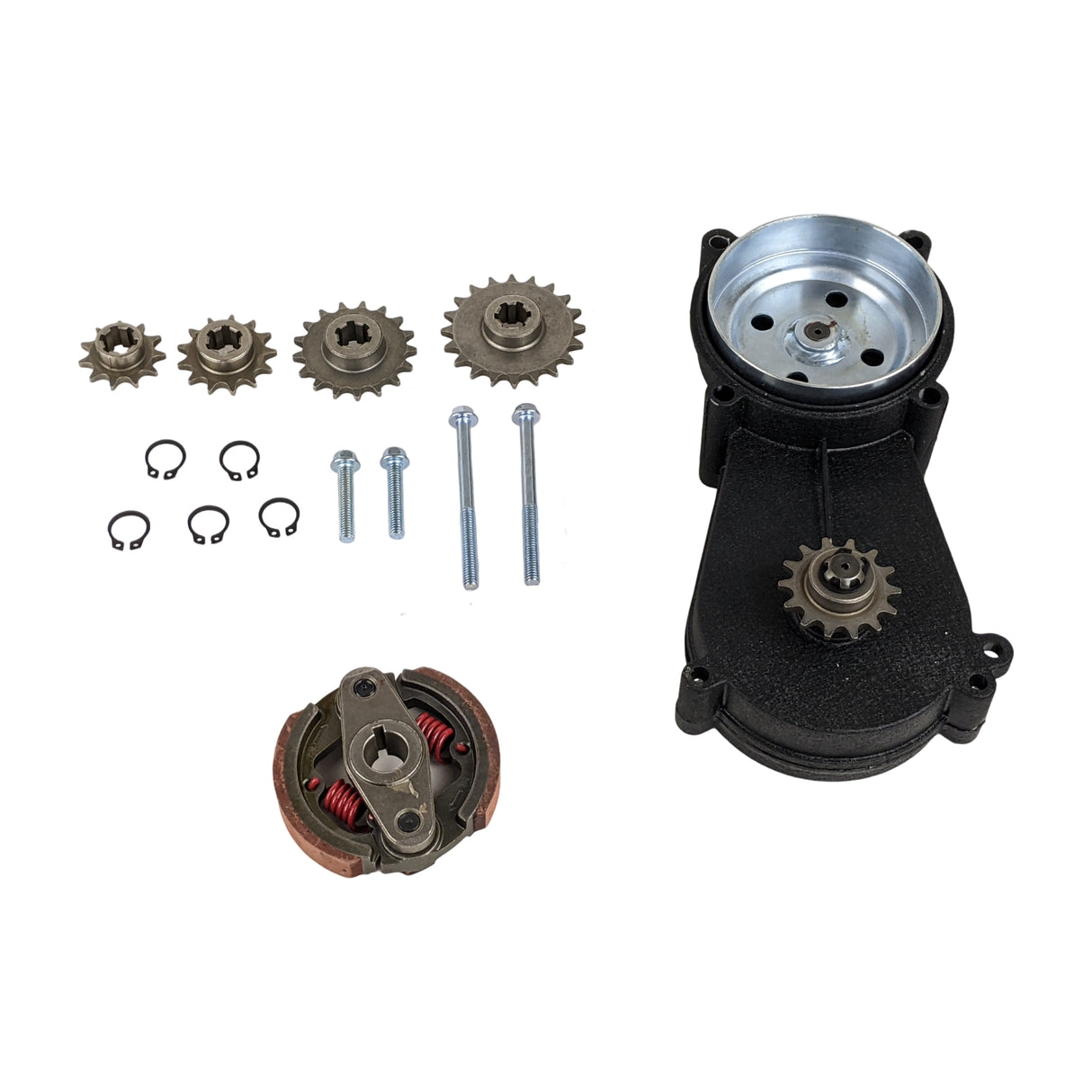 Transmission Gear Reduction Box Clutch 47cc 49cc 2-stroke Pocket Mini Bike T8F 11T 13T 14T 17T 20T