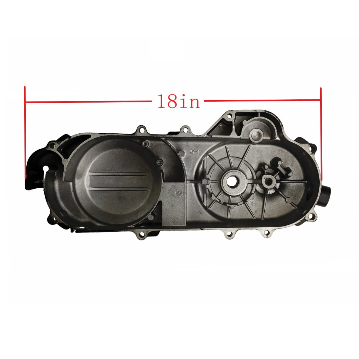 Crankcase Belt Cover 50cc GY6 Scooter Long Case Black Engine Cover