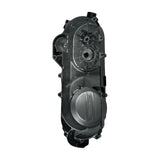 Crankcase Cover, 50cc Scooter, Short, Black, Engine Cover