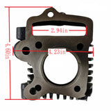 39mm Cylinder Assembly Compatible 49cc 50cc GY6 4-Stroke 139QMB Engine for Chinese ATV Dirt Bike