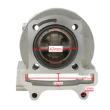 47mm Big Bore Cylinder Kit with Piston Rings Gaskets for 139QMB QMB139 QMI139 4-Stroke GY6 50cc Scooters 80cc 100cc
