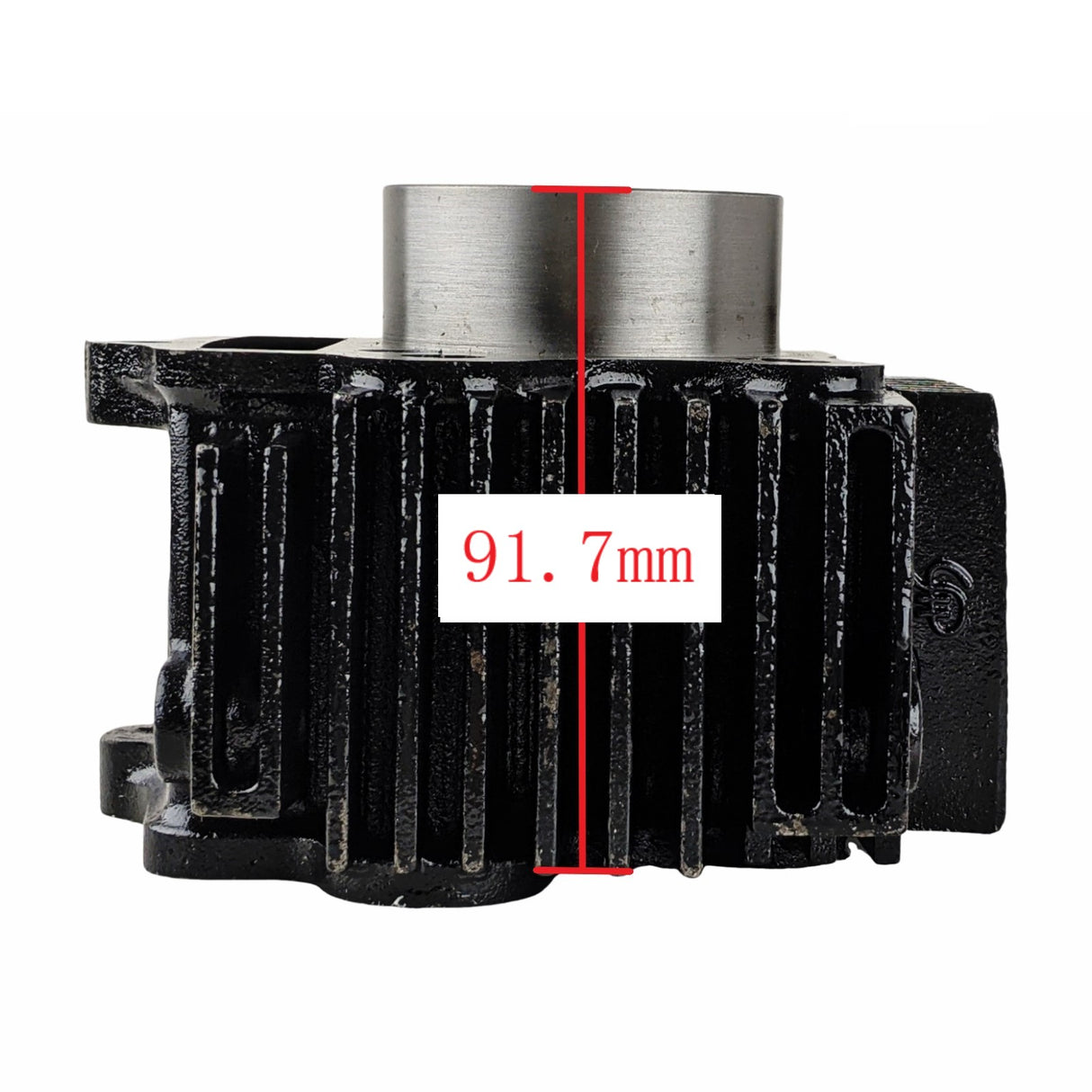 54mm Bore Cylinder Rebuild Kit with Piston Rings Gaskets Pin Compatible with 125cc 4-Stroke Chinese Engines