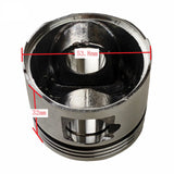 54mm Bore Cylinder Rebuild Kit with Piston Rings Gaskets Pin Compatible with 125cc 4-Stroke Chinese Engines