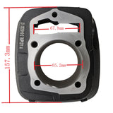 Cylinder, Piston, Rings, Wrist Pin, Clips, Gaskets Kit for Jonway GTX 250 EFI - Manual 6 Speed Motorcycle