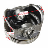 Cylinder, Piston, Rings, Wrist Pin, Clips, Gaskets Kit for Jonway GTX 250 EFI - Manual 6 Speed Motorcycle
