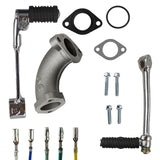 Lifan 125cc 4-Stroke Complete Racing Engine Motor Assembly, Single Cylinder with Air-Cooled Compatible for 125cc 4-speed Manual Clutch Pit Dirt Bike Coolster CRF 1P54FMI, Honda Bikes - (Silver)