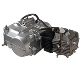 Lifan 125cc 4-Stroke Complete Racing Engine Motor Assembly, Single Cylinder with Air-Cooled Compatible for 125cc 4-speed Manual Clutch Pit Dirt Bike Coolster CRF 1P54FMI, Honda Bikes - (Silver)