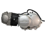 Lifan 125cc 4-Stroke Complete Racing Engine Motor Assembly, Single Cylinder with Air-Cooled Compatible for 125cc 4-speed Manual Clutch Pit Dirt Bike Coolster CRF 1P54FMI, Honda Bikes - (Silver)