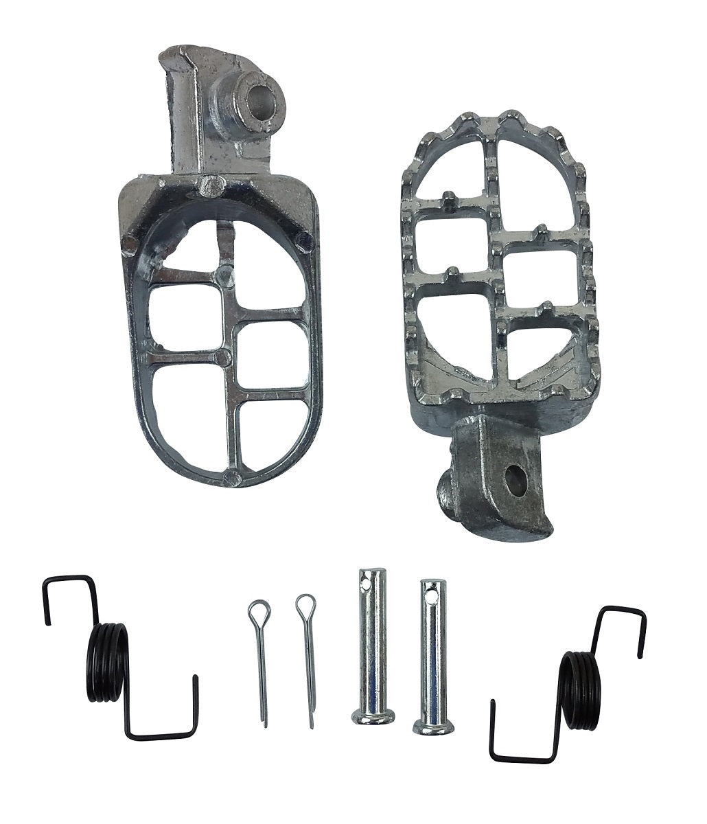 FOOTPEGS with Cotter pins and Bolt, HONDA CRF50 CRF70 Dirt Bike - Pair