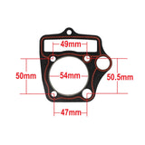 Cylinder Head Gasket Set for 125cc ATVs, ATC125 CRF125 XR125R CT125 Dirt Bikes, Pit Bikes, Quad Bikes 4 Stroke Horizontal Engines - Engine Code 152FMH D7-12E