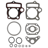 Complete Head & Cylinder Gasket With O-Rings Set for 125cc ATV, Apollo CRF Dirt Bikes 4 Stroke Horizontal Engines - Engine Code 152FMH D7-12E (54mm)