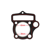 Complete Head & Cylinder Gasket With O-Rings Set for 125cc ATV, Apollo CRF Dirt Bikes 4 Stroke Horizontal Engines - Engine Code 152FMH D7-12E (54mm)
