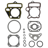 Complete Head & Cylinder Gasket With O-Rings Set for 4 Stroke Horizontal Engine 125cc ATV Apollo CRF (WITH OBLONG HOLE) Engine 1P54FM