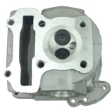 EGR Big Bore Head & Cylinder Kit for GY6 Scooter 69mm Valves - BBK 80cc Cylinder, Piston, Rings, Wrist Pin, Circlips, Head & Base Gaskets - Fits with 50cc, 60cc, 4-Stroke GY6/QMB139 Engines