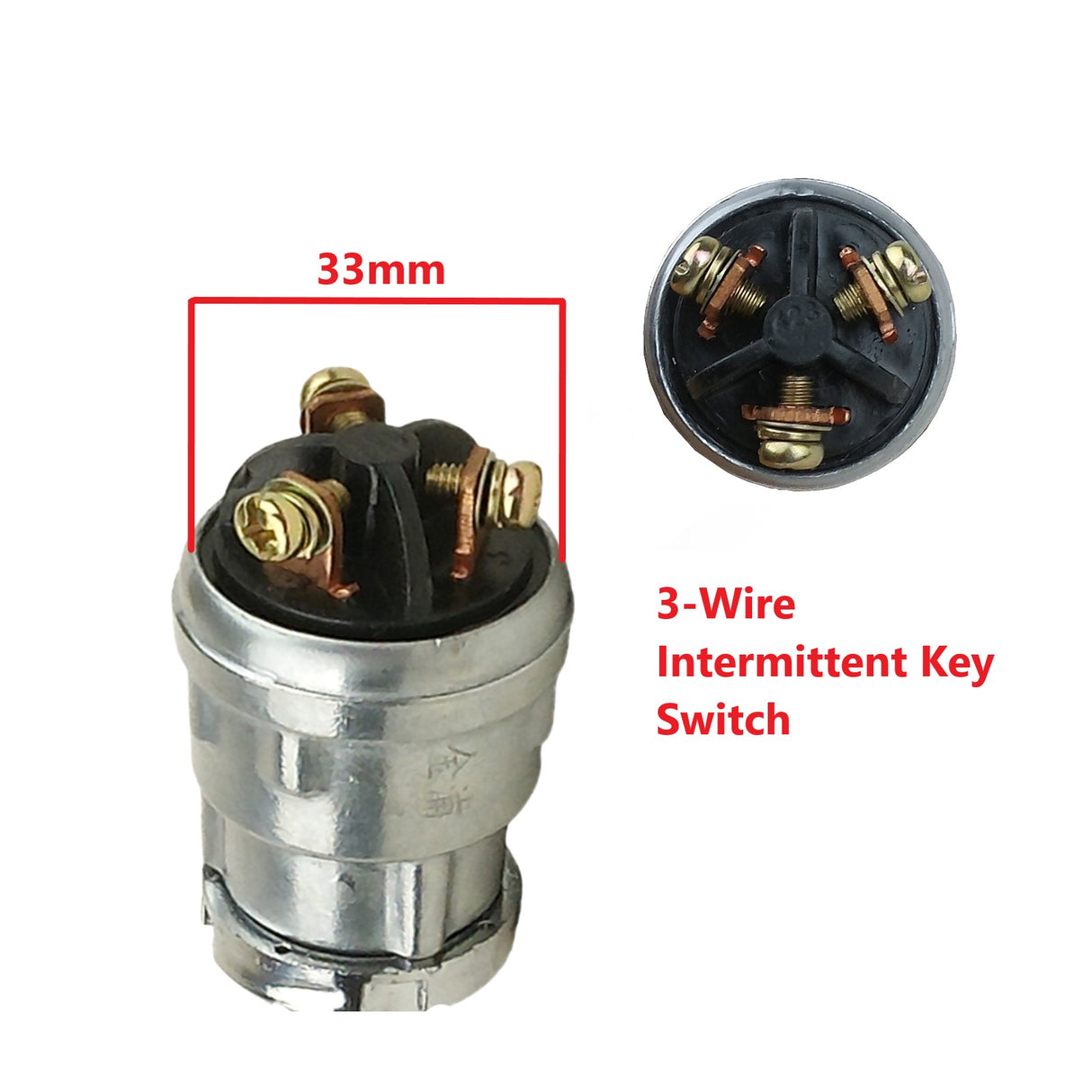 Ignition Key Switch & Lock Set for 90cc-250cc Go-Kart Dune Buggy Cart UTV