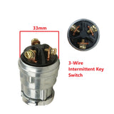 Ignition Key Switch & Lock Set for 90cc-250cc Go-Kart Dune Buggy Cart UTV