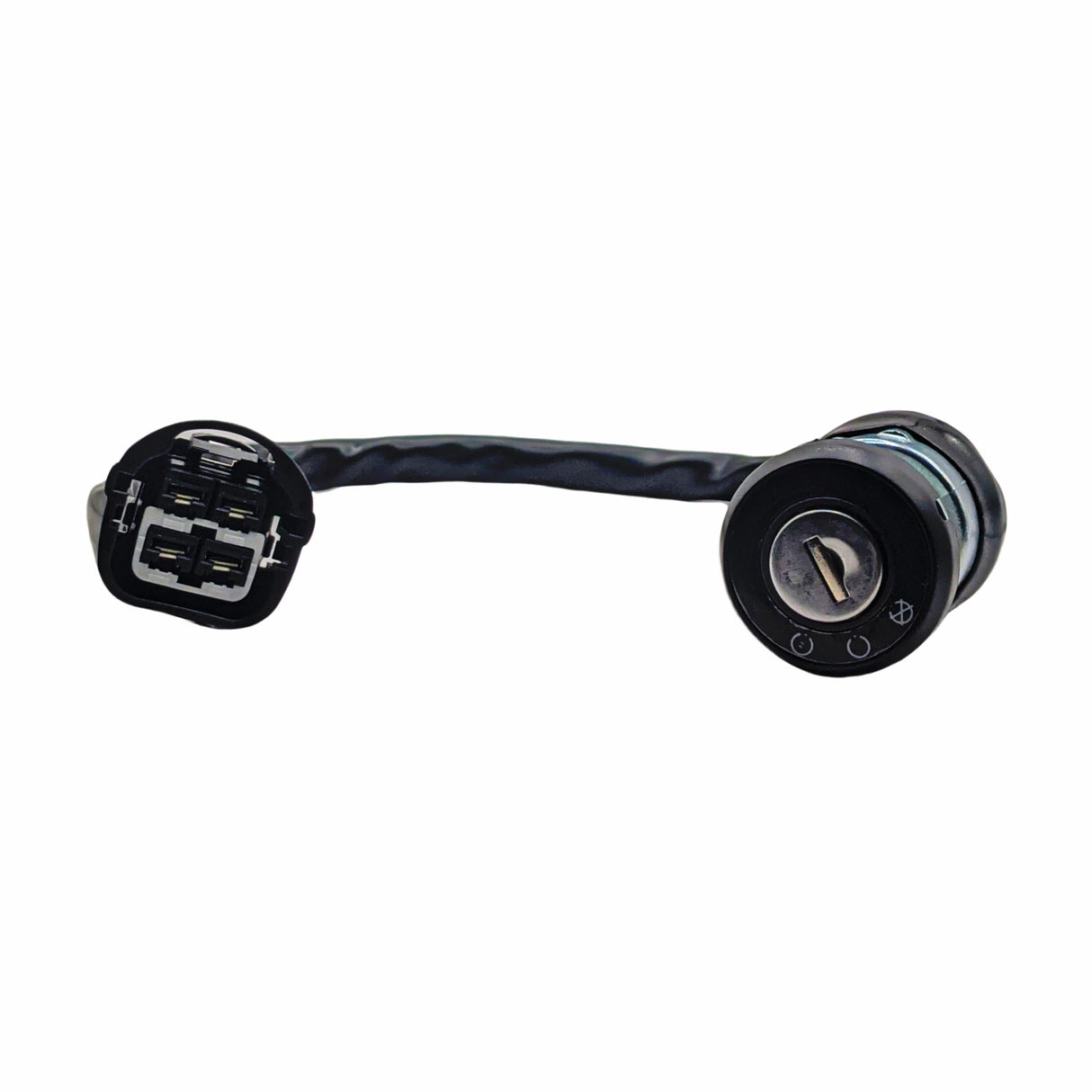 Ignition Key Switch - 4 Wire - Linhai T-Boss 550 UTV ATV Heavy-Duty 4-Pin Lock with 2 Keys OEM Replacement Part #48295
