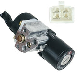 Ignition Key Switch Kit Includes Key Switch, 2 Keys, Locking Gas Cap, Seat Latch Assembly, Hardware Set - 4 Wire GY6 50cc-150cc Scooter YY125-2A Version