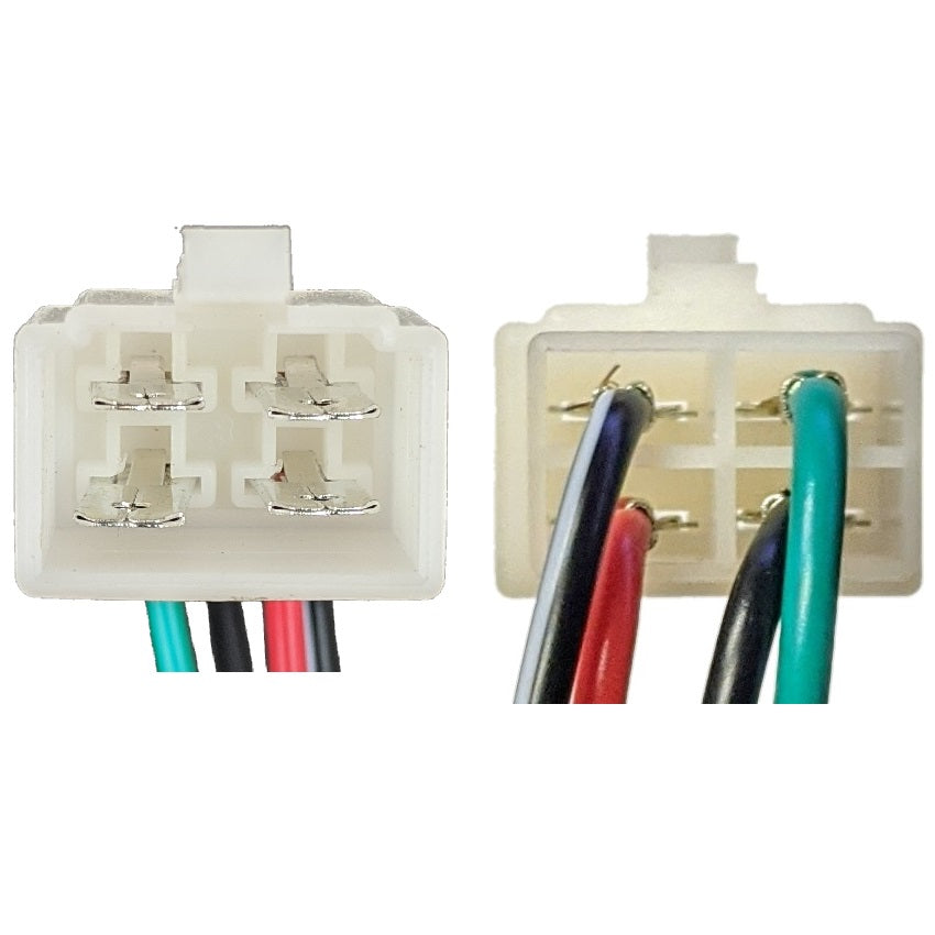 Ignition Key Switch Kit Includes Key Switch, 2 Keys, Locking Gas Cap, Seat Latch Assembly, Hardware Set - 4 Wire GY6 50cc-150cc Scooter YY125-2A Version