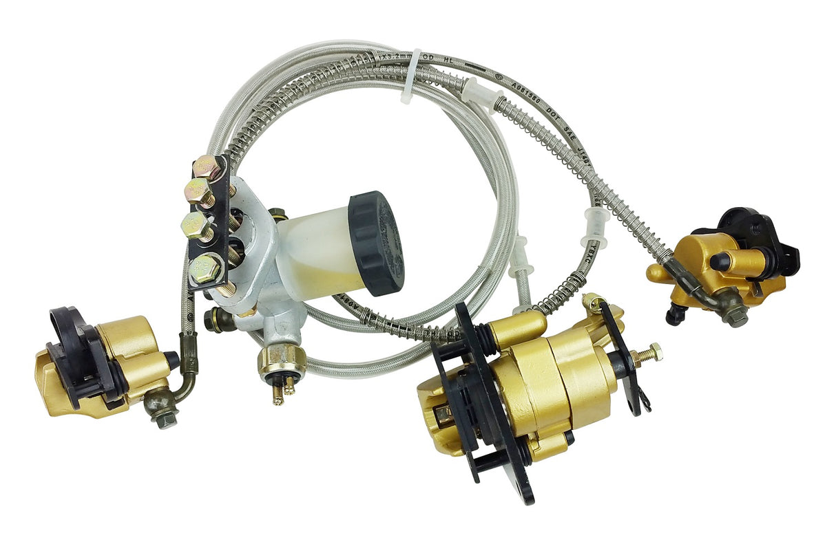 Hydraulic pressure brake assembly