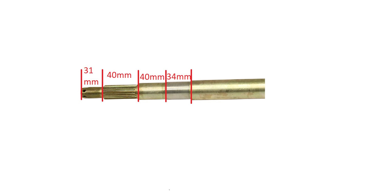Rear axle