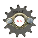 420-14T Teeth 20mm 420 Front Chain Engine Sprocket for 50cc-150cc Chinese Dirt Pit Bike Mini Bike ATV 4 Wheeler Moped