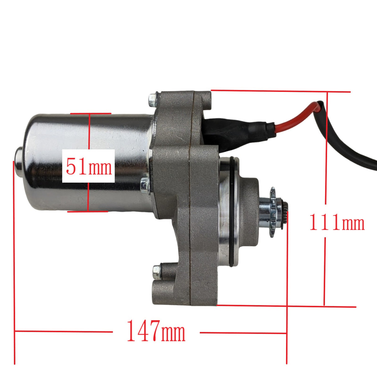 ATV Starter, 3-Bolt, Upper