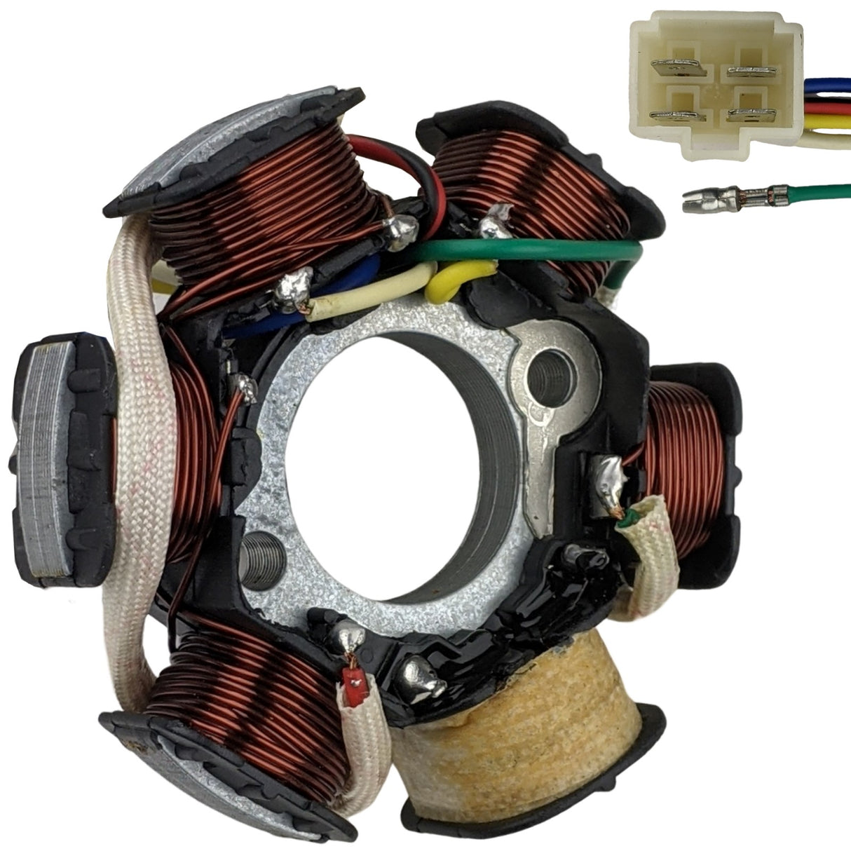 Stator Magneto 6-Coil 5-Wire for GY6 50cc-110cc Go Karts - Version DY100-6