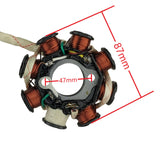 Stator Magneto - 8 Coil 5 Wire - GY6 Motorcycle Scooter 125cc 150cc