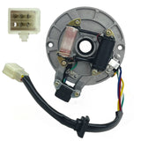 Stator Ignition Magneto Plate 2 Coil 5 Wires Plug for 4 stroke DB 007 DB X5 X7 X18 JH70 50cc-125cc Apollo Dirt Pit Bike