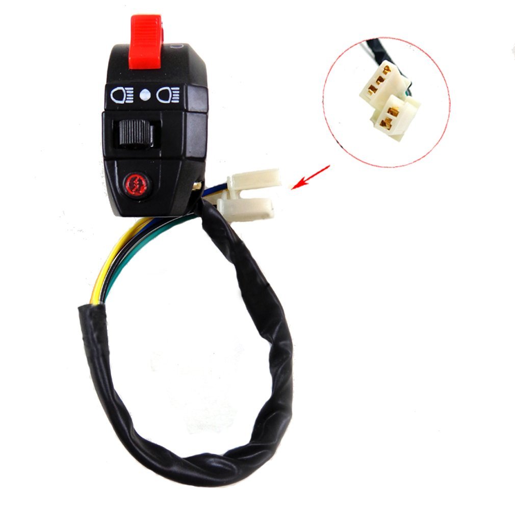 Handlebar Switch - 5 Wire - Left - Version Kazuma Mini Falcon Meerkat