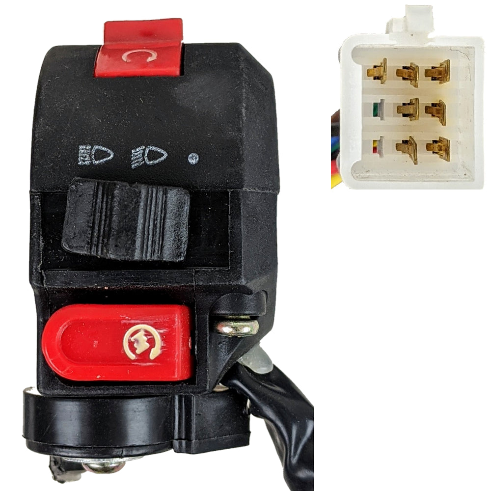 Handlebar Switch - 7 Wire - Left - Version ATV-20-110