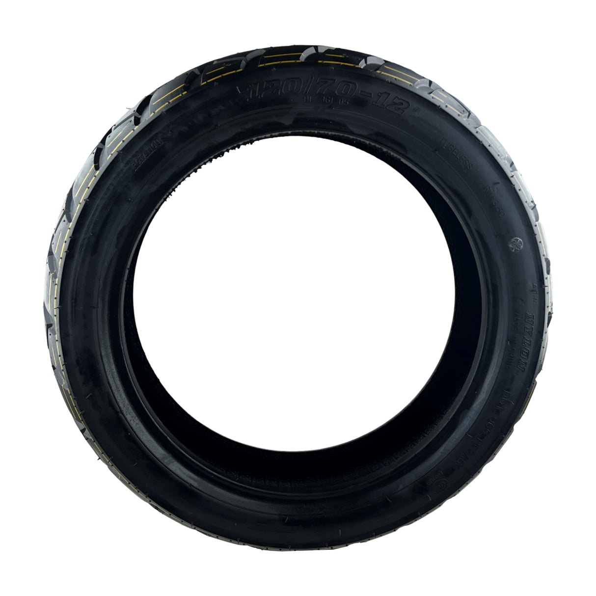 Universal 120/70-12 Tubeless Tire Front Rear Scooter Moped
