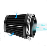 RedCap 39mm Air Filter Pod with Clamp - Replacement for ATV, Dirt Pit Bike, Go Kart, Motorbike - Fits 110cc, 125cc, Moped, Scooter