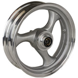 Front Wheel Rim - Tire Rim 13 Inch Mt3.50x13 for Gy6 Scooters - Sleek Black Aluminum Rims 5 Spoke Design for Improved Performance and Style
