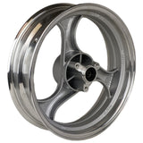 Front Wheel Rim - Tire Rim 13 Inch Mt3.50x13 for Gy6 Scooters - Sleek Black Aluminum Rims 5 Spoke Design for Improved Performance and Style