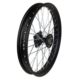 17x1.6" Front Dirt Bike 32 Spokes Wheel Rim - Tire Fit 70/100-17 Compatibility for Tao Tao DB17, Dirt bike, Pit bike, Monkey bike 70/90/110/125/140/150/160cc 125cc Off-Road Motorcycles (Black)