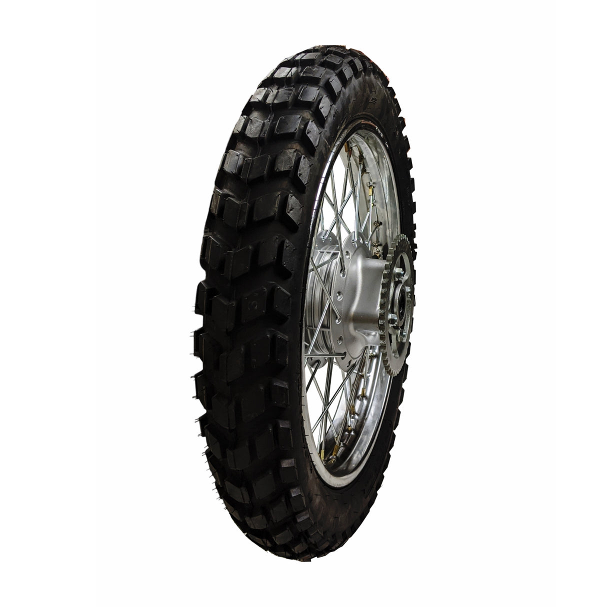 18" Rear Wheel Assembly - Hawk Raven 250 RPS BSR250 Preassembled with Rotor Sprocket Tire and Tube