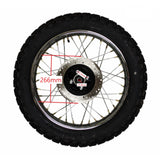 18" Rear Wheel Assembly - Hawk Raven 250 RPS BSR250 Preassembled with Rotor Sprocket Tire and Tube
