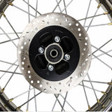 18" Rear Wheel Assembly - Hawk Raven 250 RPS BSR250 Preassembled with Rotor Sprocket Tire and Tube