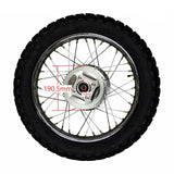 18" Rear Wheel Assembly - Hawk Raven 250 RPS BSR250 Preassembled with Rotor Sprocket Tire and Tube