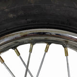 18" Rear Wheel Assembly - Hawk Raven 250 RPS BSR250 Preassembled with Rotor Sprocket Tire and Tube