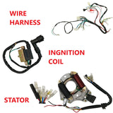 Complete Engine Start Wiring Harness Kit for 50cc-125cc Cougar Cycle Hawk Electric Start ATV